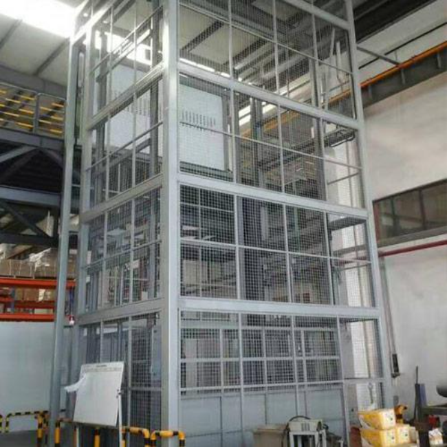 来宾导轨式升降平台货梯